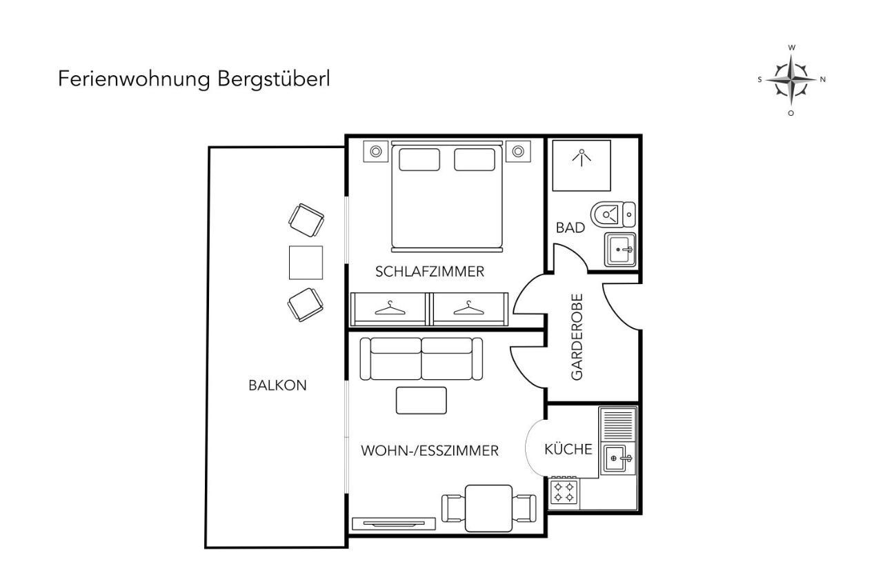 Ferienwohnung Bergstueberl 奥伯斯特多夫 外观 照片